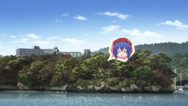 Viewing a small island from the sea